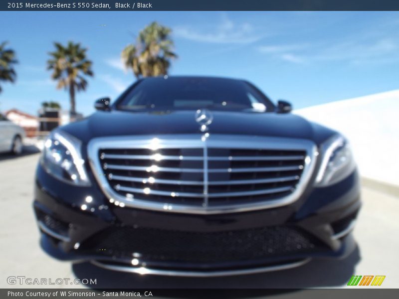 Black / Black 2015 Mercedes-Benz S 550 Sedan