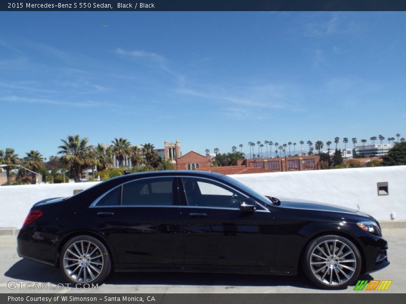 Black / Black 2015 Mercedes-Benz S 550 Sedan
