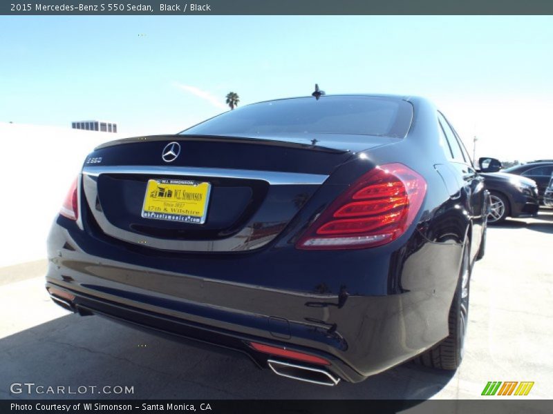 Black / Black 2015 Mercedes-Benz S 550 Sedan