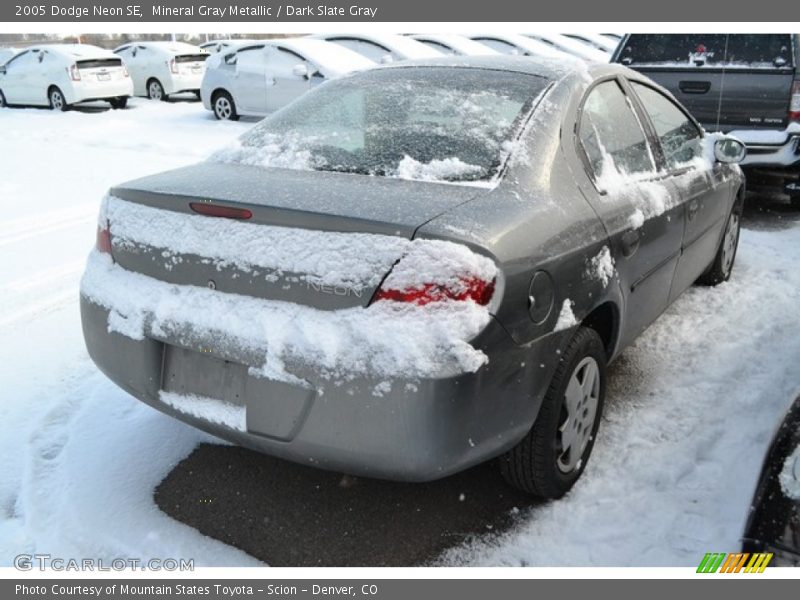 Mineral Gray Metallic / Dark Slate Gray 2005 Dodge Neon SE
