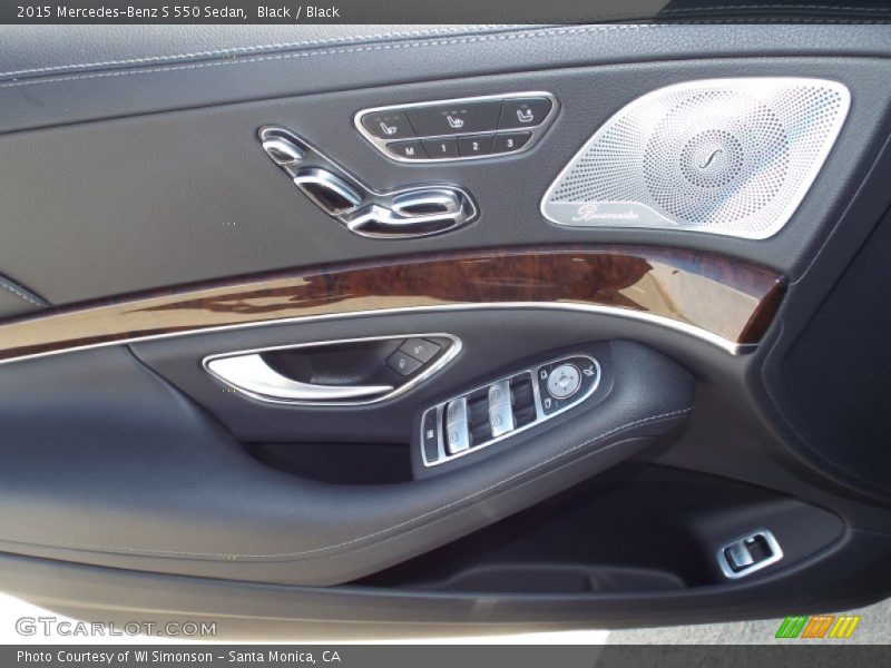 Black / Black 2015 Mercedes-Benz S 550 Sedan