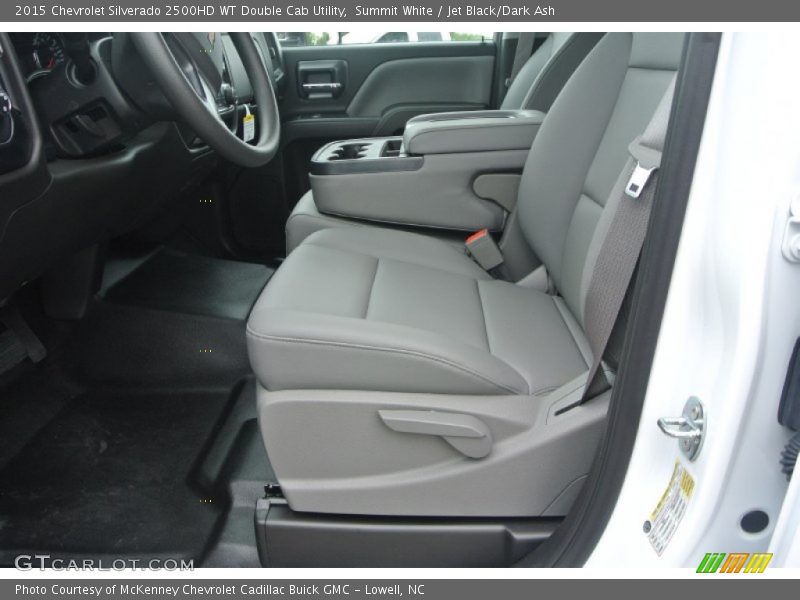 Summit White / Jet Black/Dark Ash 2015 Chevrolet Silverado 2500HD WT Double Cab Utility