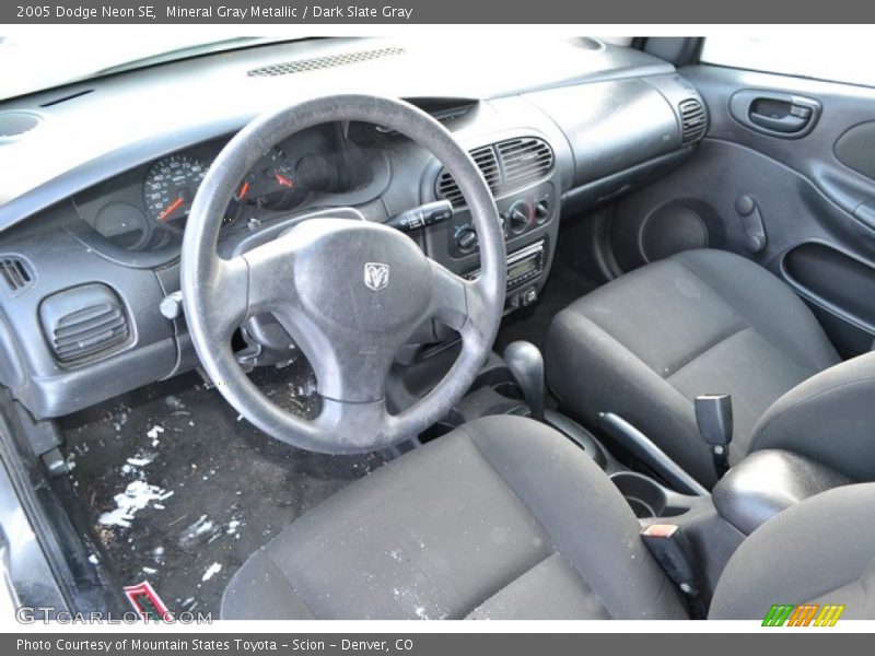 Mineral Gray Metallic / Dark Slate Gray 2005 Dodge Neon SE