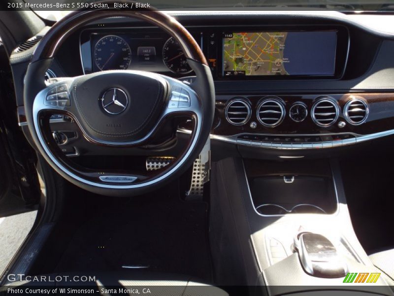 Black / Black 2015 Mercedes-Benz S 550 Sedan