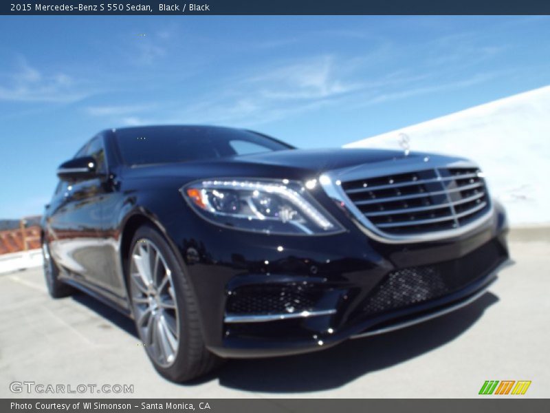 Black / Black 2015 Mercedes-Benz S 550 Sedan