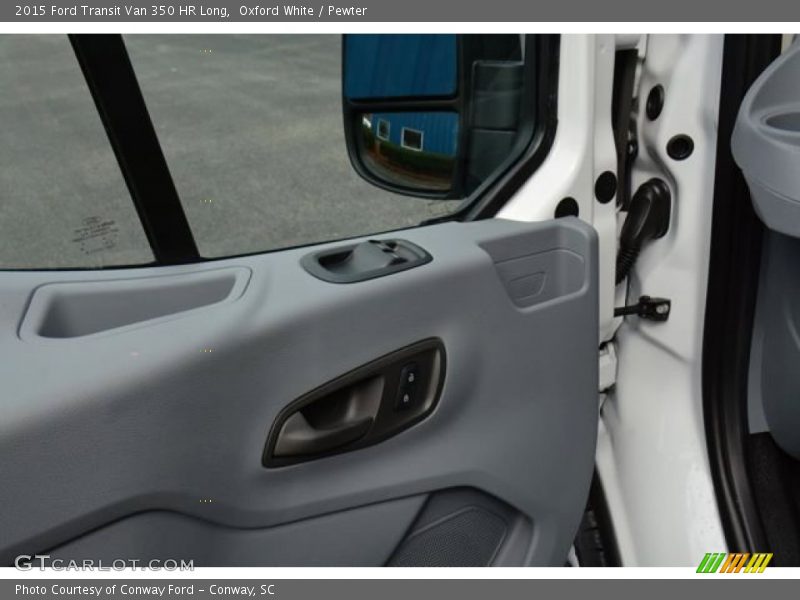 Oxford White / Pewter 2015 Ford Transit Van 350 HR Long