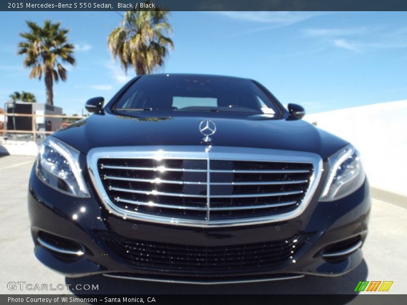 Black / Black 2015 Mercedes-Benz S 550 Sedan