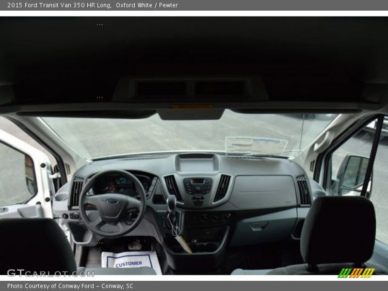 Oxford White / Pewter 2015 Ford Transit Van 350 HR Long