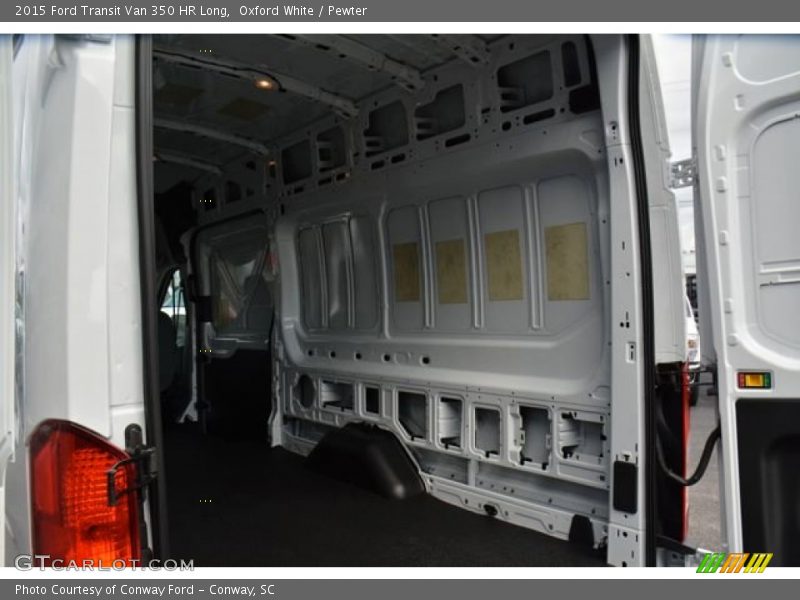 Oxford White / Pewter 2015 Ford Transit Van 350 HR Long
