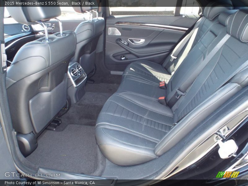 Black / Black 2015 Mercedes-Benz S 550 Sedan