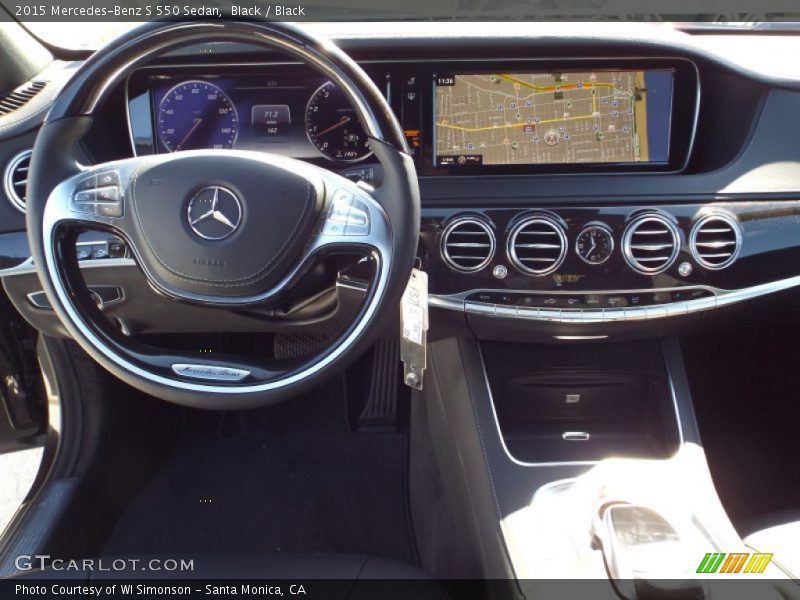 Black / Black 2015 Mercedes-Benz S 550 Sedan