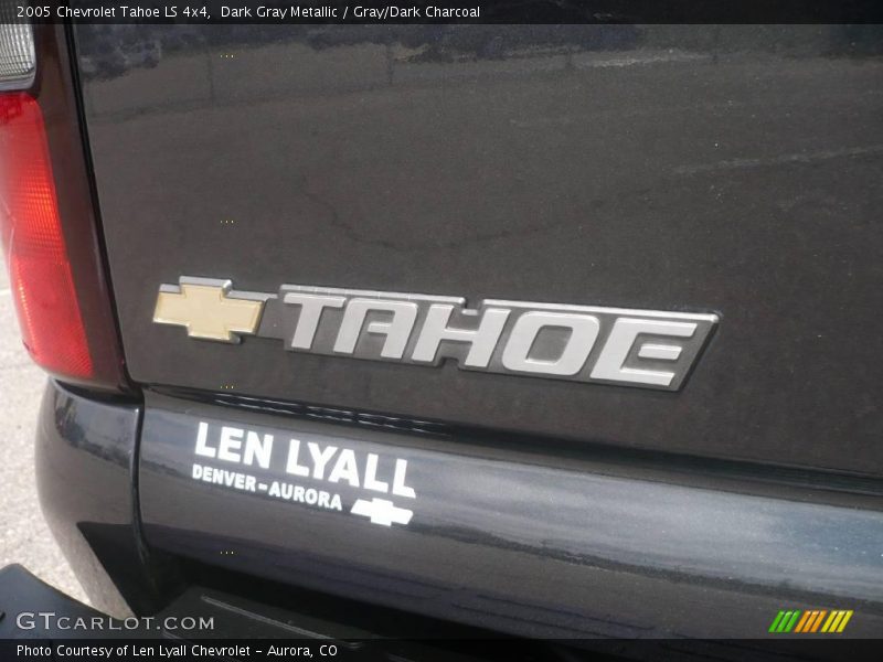 Dark Gray Metallic / Gray/Dark Charcoal 2005 Chevrolet Tahoe LS 4x4