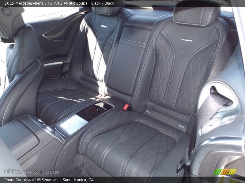 Rear Seat of 2015 S 63 AMG 4Matic Coupe