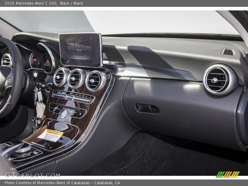 Black / Black 2015 Mercedes-Benz C 300