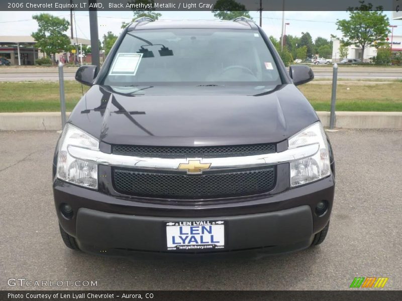 Black Amethyst Metallic / Light Gray 2006 Chevrolet Equinox LT AWD