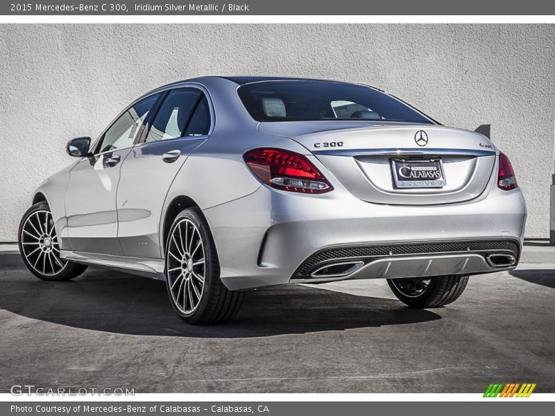 Iridium Silver Metallic / Black 2015 Mercedes-Benz C 300