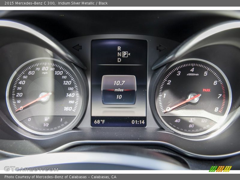 Iridium Silver Metallic / Black 2015 Mercedes-Benz C 300