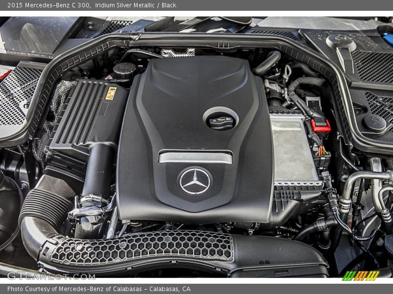 Iridium Silver Metallic / Black 2015 Mercedes-Benz C 300