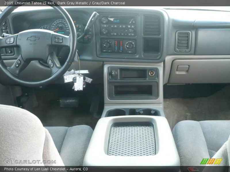 Dark Gray Metallic / Gray/Dark Charcoal 2005 Chevrolet Tahoe LS 4x4