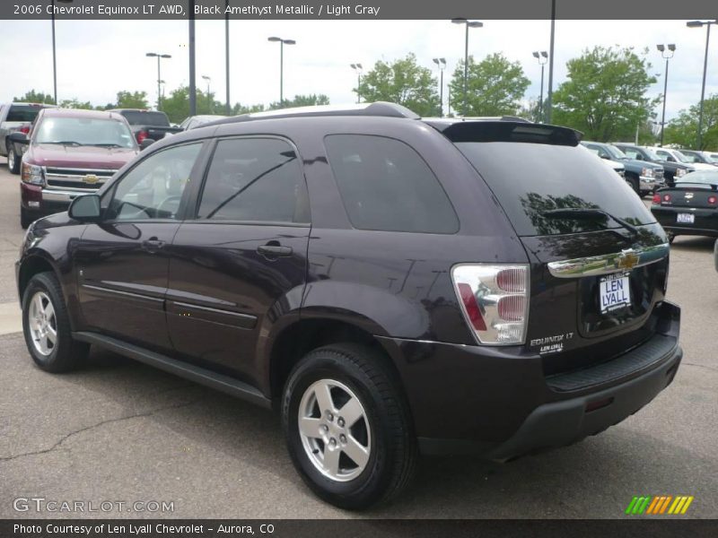 Black Amethyst Metallic / Light Gray 2006 Chevrolet Equinox LT AWD