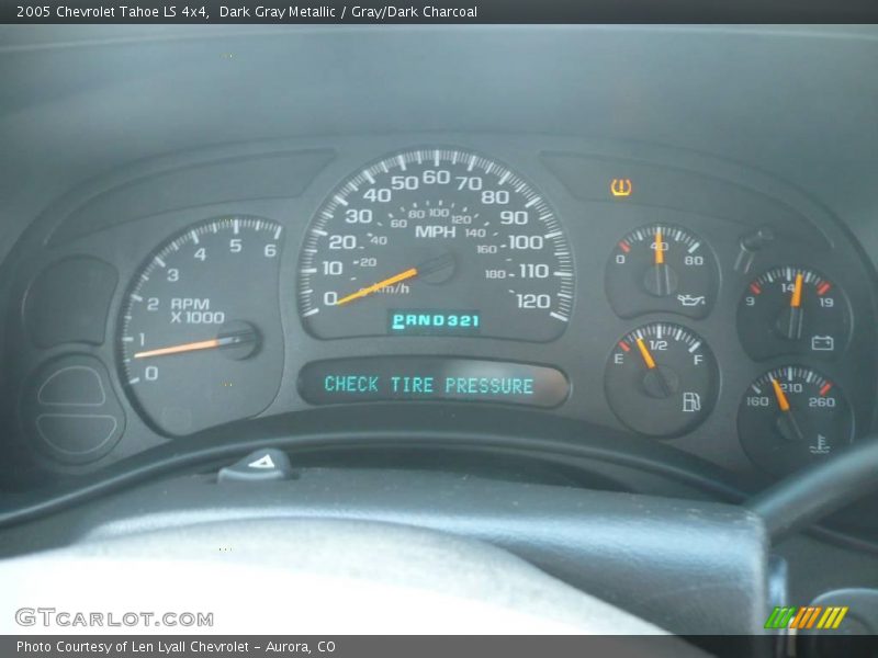 Dark Gray Metallic / Gray/Dark Charcoal 2005 Chevrolet Tahoe LS 4x4