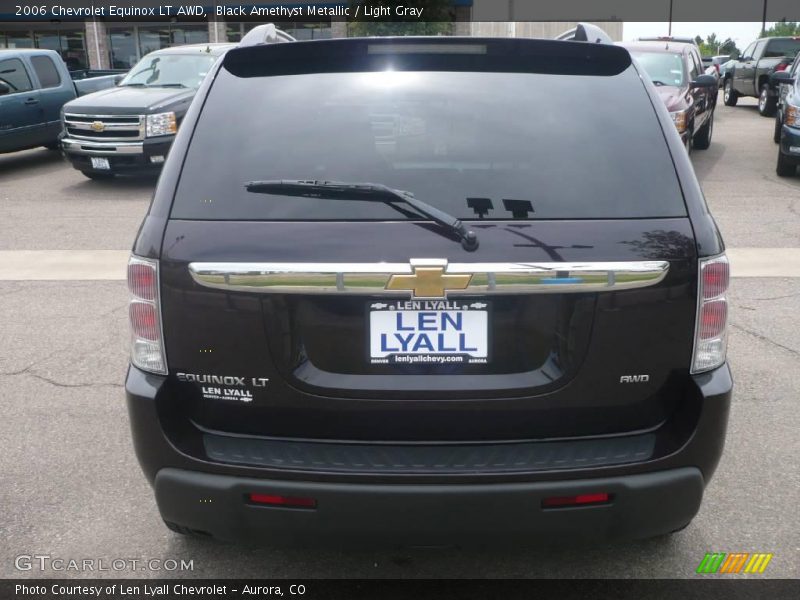 Black Amethyst Metallic / Light Gray 2006 Chevrolet Equinox LT AWD