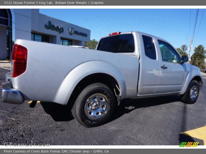 Brilliant Silver Metallic / Graphite 2012 Nissan Frontier S King Cab