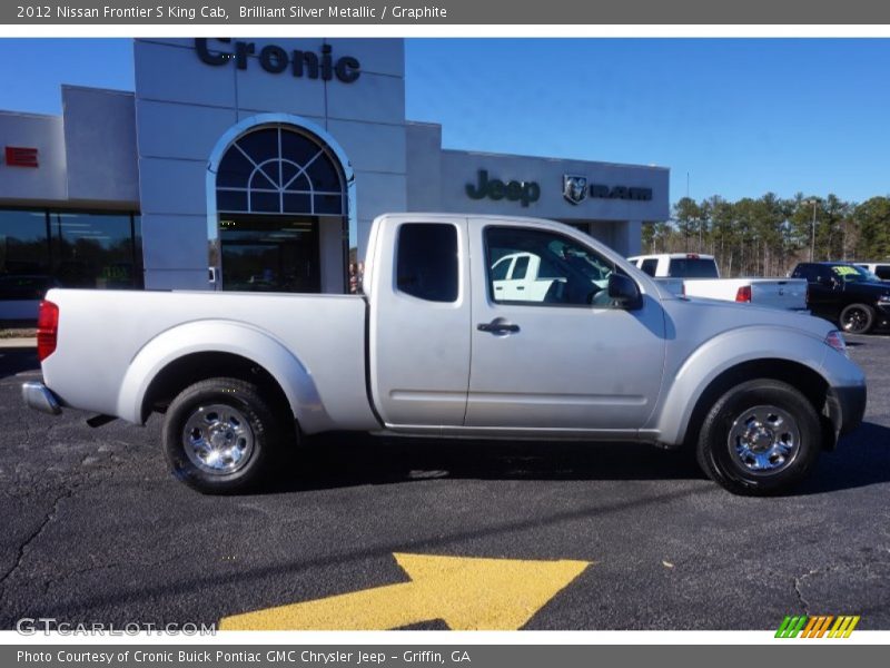 Brilliant Silver Metallic / Graphite 2012 Nissan Frontier S King Cab