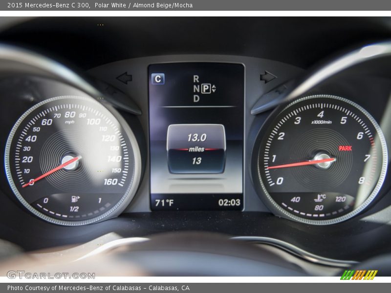 Polar White / Almond Beige/Mocha 2015 Mercedes-Benz C 300