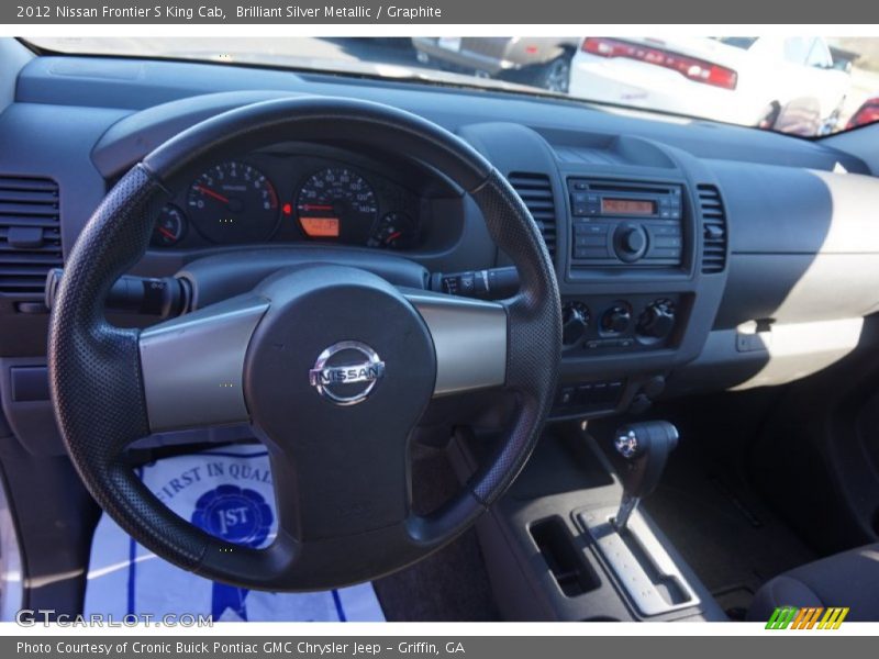 Brilliant Silver Metallic / Graphite 2012 Nissan Frontier S King Cab