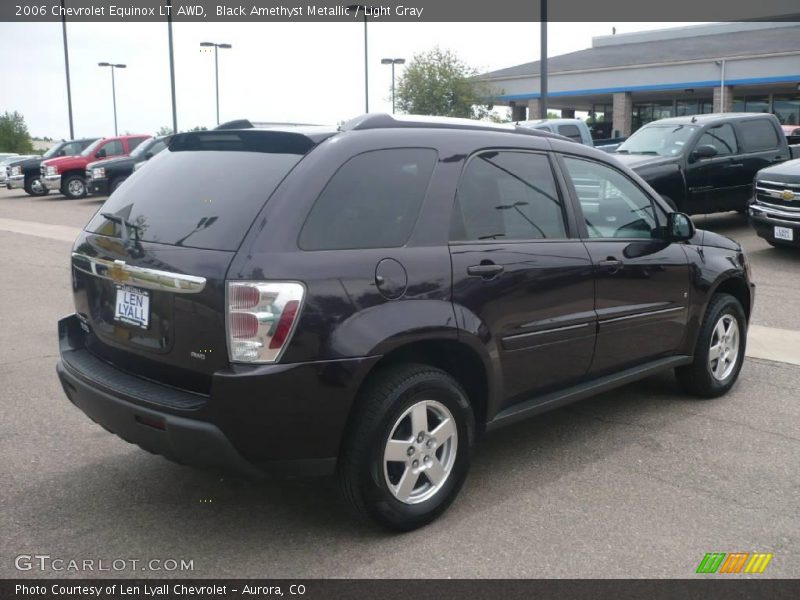 Black Amethyst Metallic / Light Gray 2006 Chevrolet Equinox LT AWD
