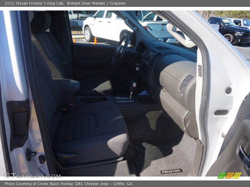 Brilliant Silver Metallic / Graphite 2012 Nissan Frontier S King Cab