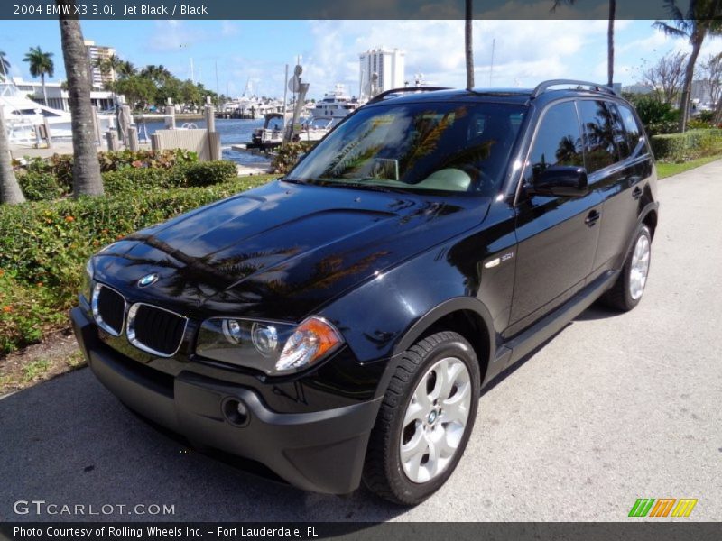Jet Black / Black 2004 BMW X3 3.0i