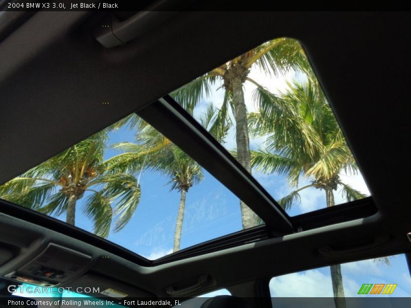 Jet Black / Black 2004 BMW X3 3.0i
