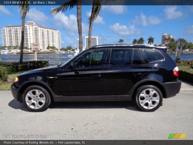 Jet Black / Black 2004 BMW X3 3.0i