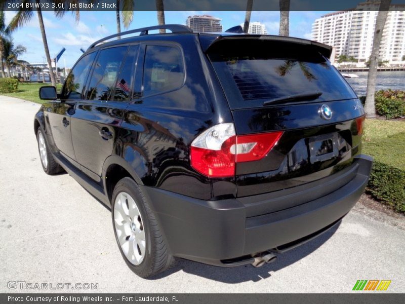 Jet Black / Black 2004 BMW X3 3.0i