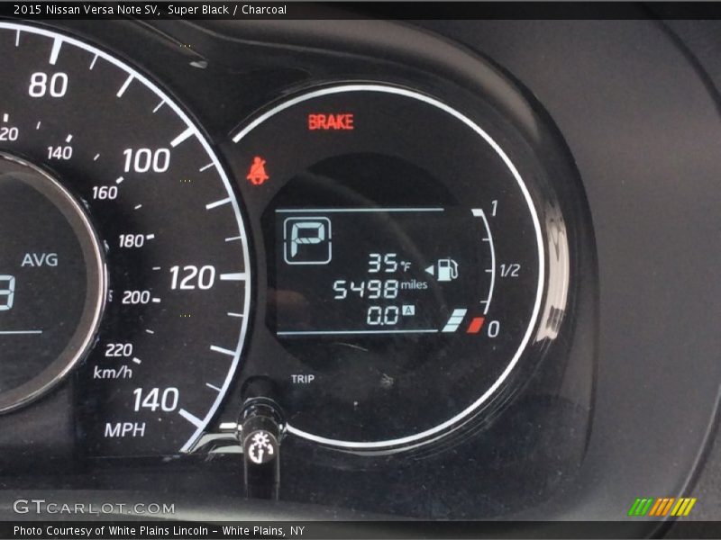 Super Black / Charcoal 2015 Nissan Versa Note SV