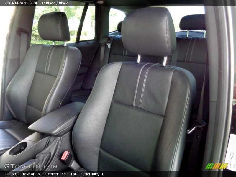 Jet Black / Black 2004 BMW X3 3.0i