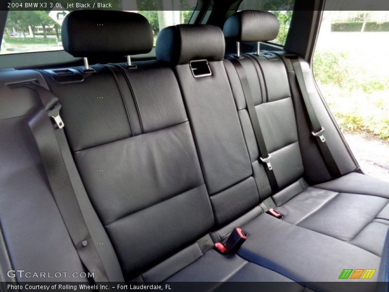 Rear Seat of 2004 X3 3.0i