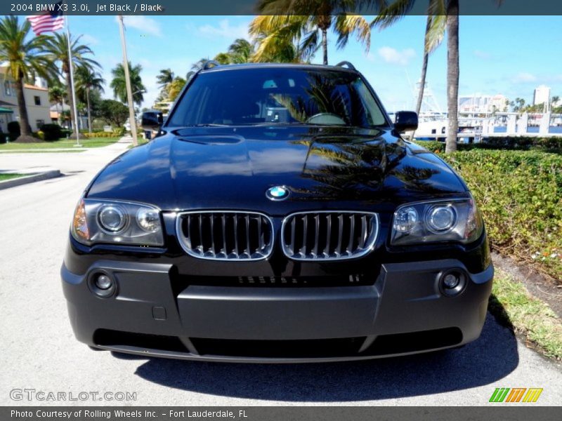 Jet Black / Black 2004 BMW X3 3.0i