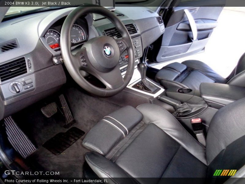  2004 X3 3.0i Black Interior
