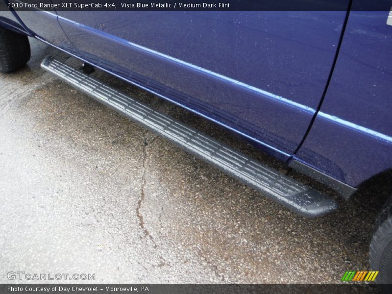 Vista Blue Metallic / Medium Dark Flint 2010 Ford Ranger XLT SuperCab 4x4