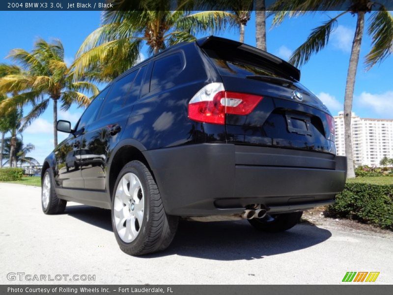Jet Black / Black 2004 BMW X3 3.0i
