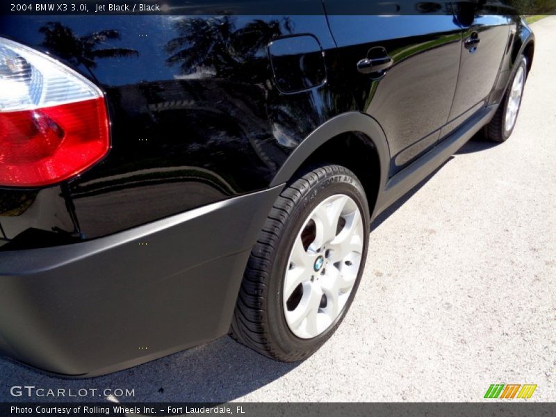 Jet Black / Black 2004 BMW X3 3.0i