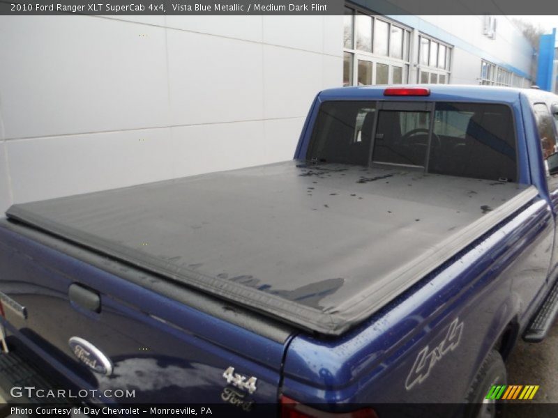 Vista Blue Metallic / Medium Dark Flint 2010 Ford Ranger XLT SuperCab 4x4
