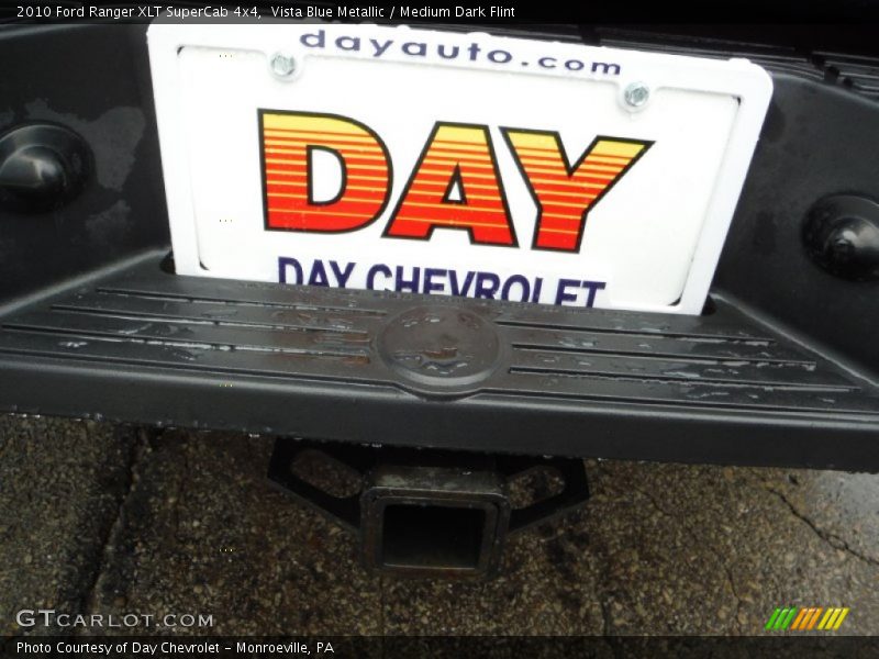 Vista Blue Metallic / Medium Dark Flint 2010 Ford Ranger XLT SuperCab 4x4