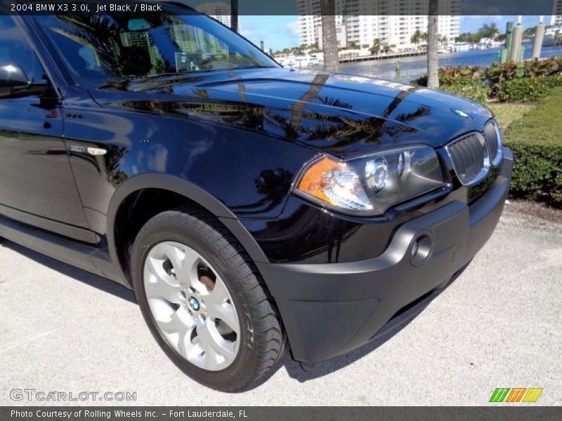 Jet Black / Black 2004 BMW X3 3.0i