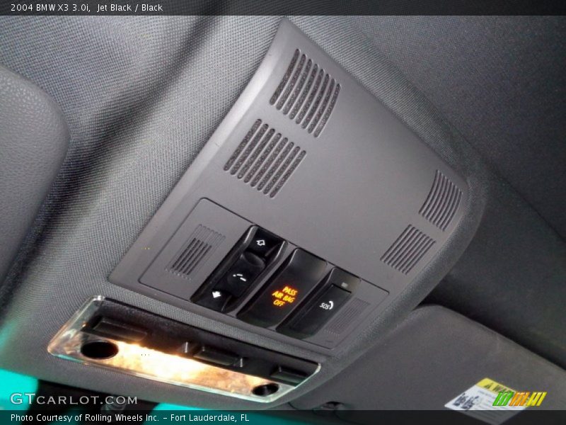 Jet Black / Black 2004 BMW X3 3.0i