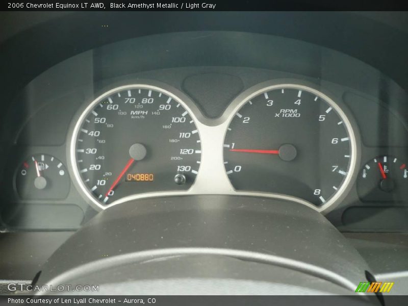 Black Amethyst Metallic / Light Gray 2006 Chevrolet Equinox LT AWD