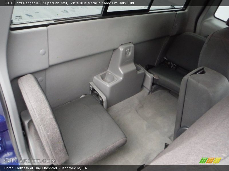Vista Blue Metallic / Medium Dark Flint 2010 Ford Ranger XLT SuperCab 4x4